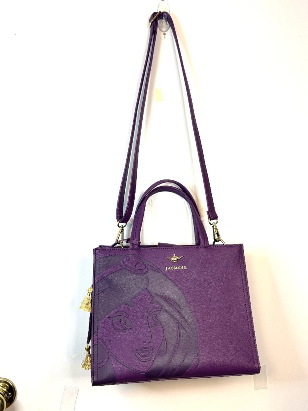 Loungefly Disney Princess Jasmine purple shoulder bag